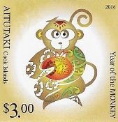 Aitutaki - Year of the Monkey